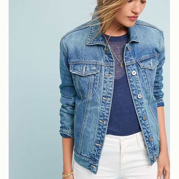 Anthropologie Jackets & Blazers - Anthropologie Pilcro Classic Denim Jacket